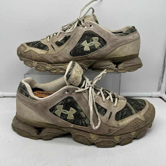 Under Armour Shoes Mens 11 Chetco Camo Lace Up Trail Running Sneaker - Picture 1 of 8